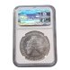 Foto 1: USA 2009 � 1 On�a (1 oz) de prata fina, American Eagle NGC MS70